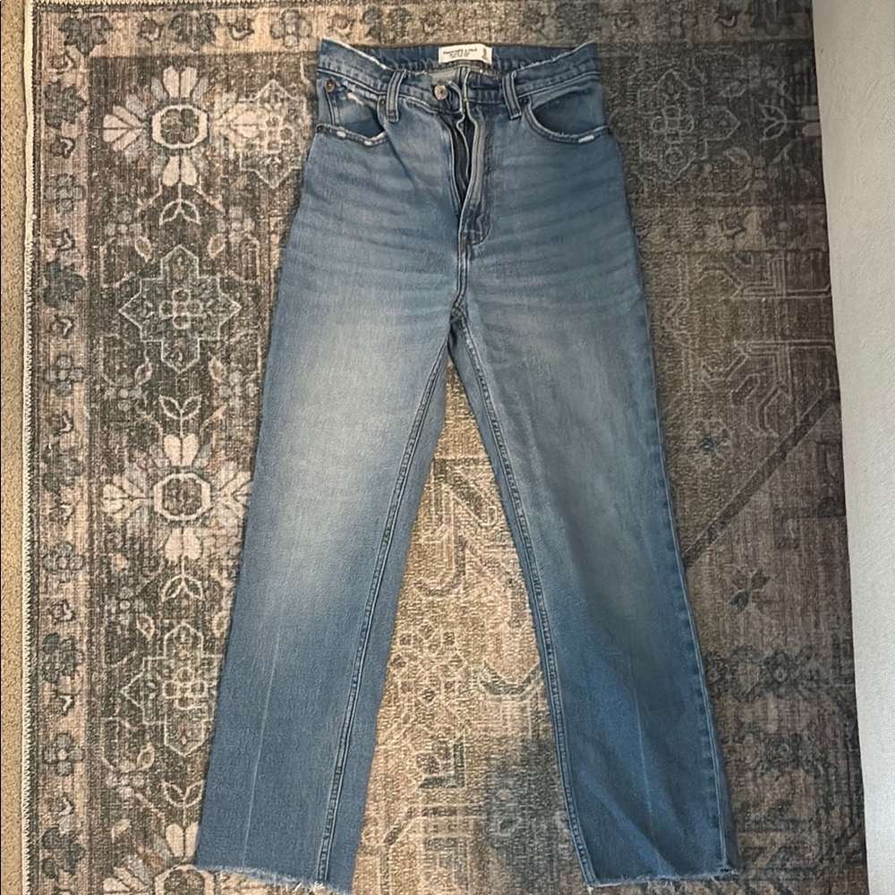 Abercrombie & Fitch Light Blue Straight Jeans